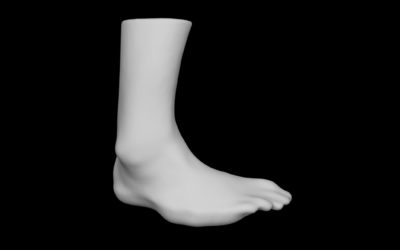 Dans le cadre de la Clinique romande de réadaptation, scan 3D pour création de chaussures orthopédiques sur mesure